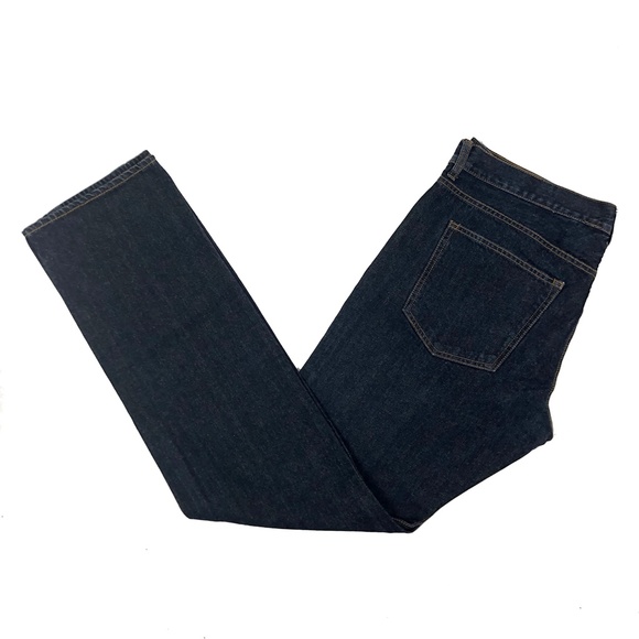 H&M Straight Regular Waist Blue Denim Jeans - Picture 3 of 6